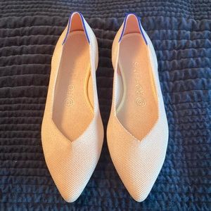 Rothy’s pink point shoes